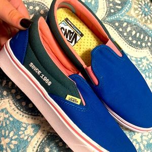 Vans multicolor size 10